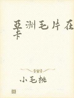 亚洲毛片在线不卡