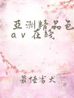 亚洲精品色婷婷aⅴ在线