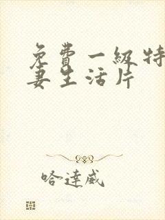 免费一级特黄夫妻生活片