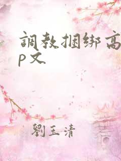 调教捆绑高潮sp文