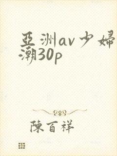 亚洲av少妇高潮30p