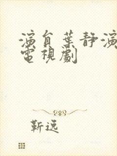 演员叶静演过的电视剧