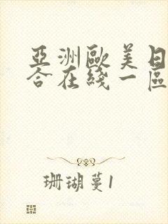 亚洲欧美日韩综合在线一区