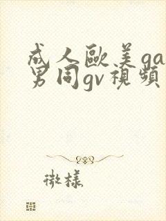 成人欧美gay男同gv视频