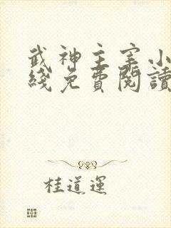 武神主宰小说在线免费阅读全文