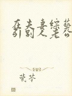 在夫妻综艺里勾引别人老公小说