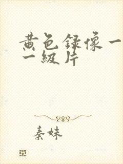 黄色录像一级片一级片