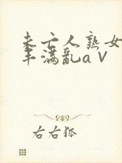 未亡人熟女人妻丰满乱a∨