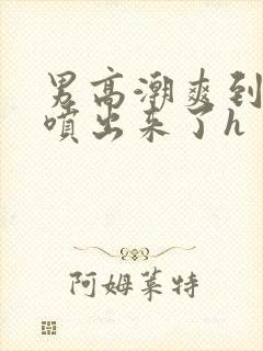 男高潮爽到尿都喷出来了h