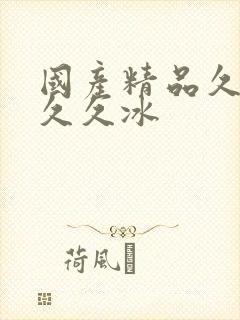 国产精品久久久久久冰