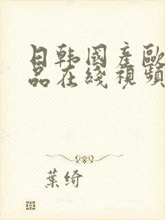 日韩国产欧美精品在线视频