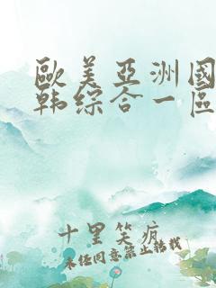 欧美亚洲国产日韩综合一区二区三区