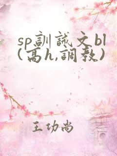 sp训诫文bl(高h,调教)