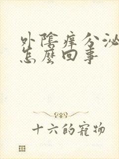 外阴痒分泌物黄怎么回事