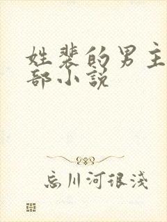 姓裴的男主的全部小说