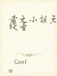 黄文小说免费在线看