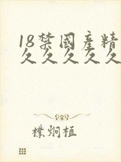 18禁国产精品久久久久久网站