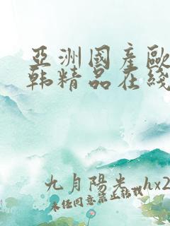 亚洲国产欧美日韩精品在线