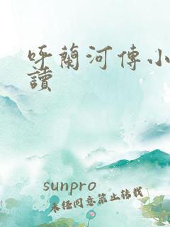 呼兰河传小说阅读