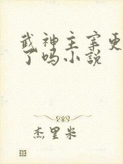 武神主宰更新完了吗小说