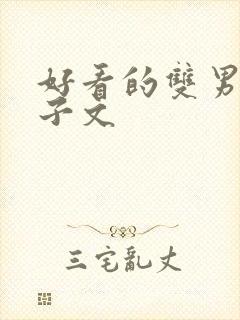 好看的双男主生子文