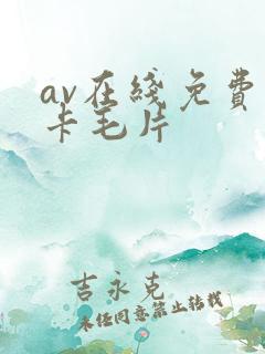 av在线免费不卡毛片
