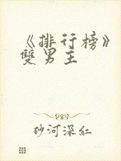 《排行榜》小说双男主