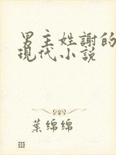 男主姓谢的总裁现代小说