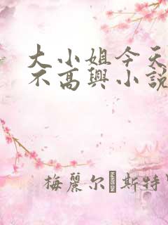 大小姐今天怎么不高兴小说免费阅读