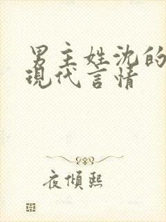 男主姓沈的小说现代言情