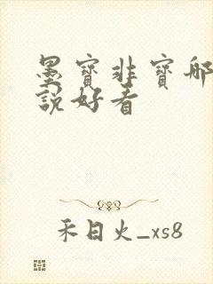 墨宝非宝哪部小说好看