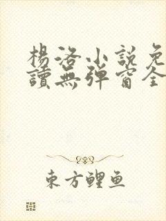 杨洛小说免费阅读无弹窗全文