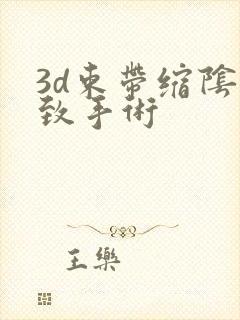 3d束带缩阴紧致手术