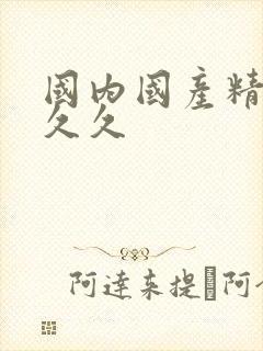 国内国产精品久久久