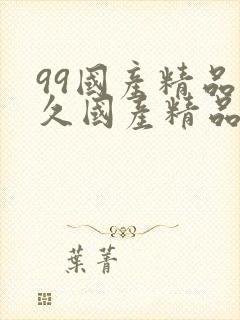 99国产精品久久国产精品