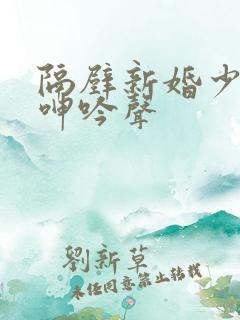 隔壁新婚少妇的呻吟声