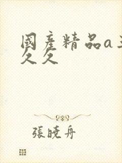 国产精品a三级久久