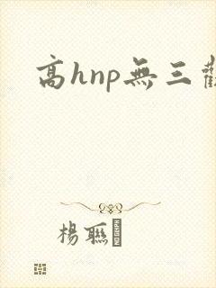 高hnp无三观