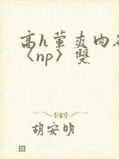 高h荤爽肉欲文〈np〉双