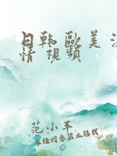 日韩 欧美 激情 视频