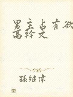 男主占有欲强的高干文