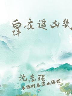 白夜追凶几个案件