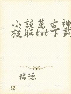 小说万古神帝精校版txt下载