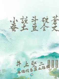 小说斗破苍穹天蚕土豆全文阅读