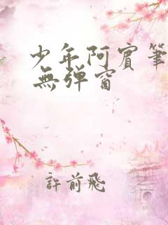 少年阿宾笔趣阁 无弹窗