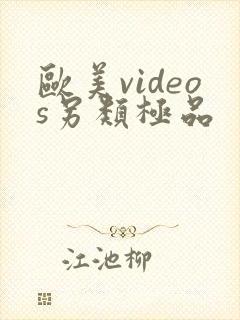 欧美videos另类极品