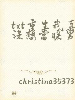 txt重生我真没想当暖男