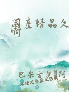 国产精品久久久啊