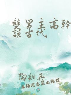 双男主高干文小说古代