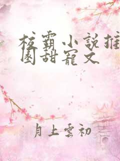 校霸小说推荐校园甜宠文